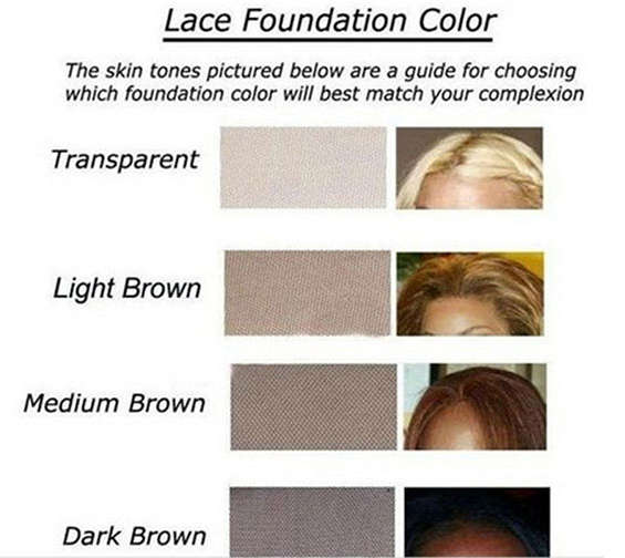Hairplusbase Lace Color Chart